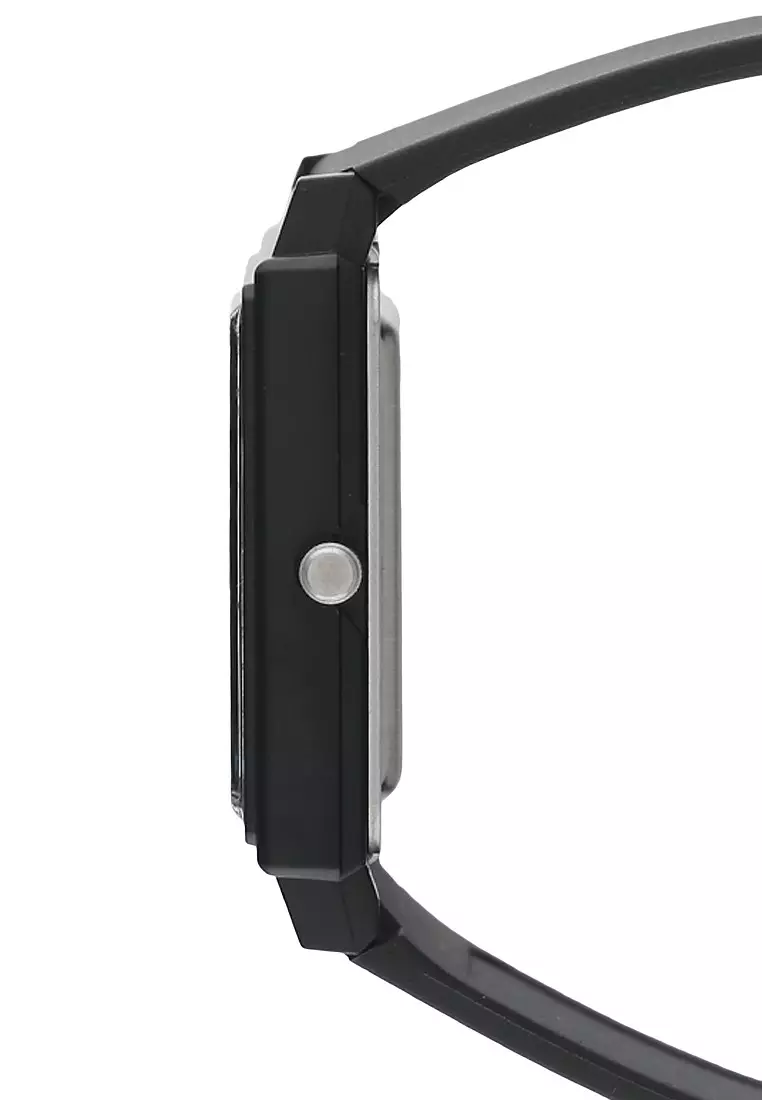 Casio Jam Tangan Pria - Black White - Resin - MQ-27-7EDF