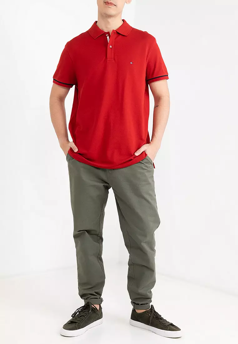 Under Placket Detail Polo Shirt