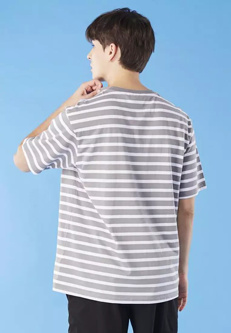 Buy Life8 All Wears Striped Logo Short Sleeves T Shirt 2024 Online Zalora