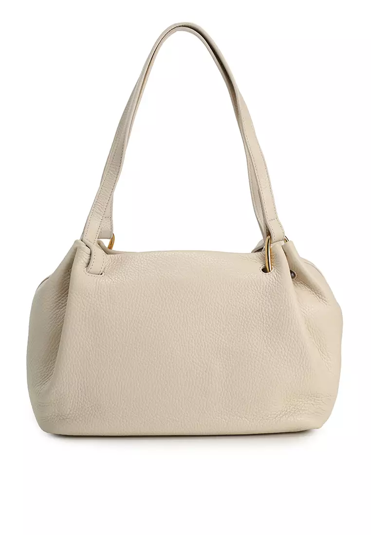 Leather Shoulder Tote Bag