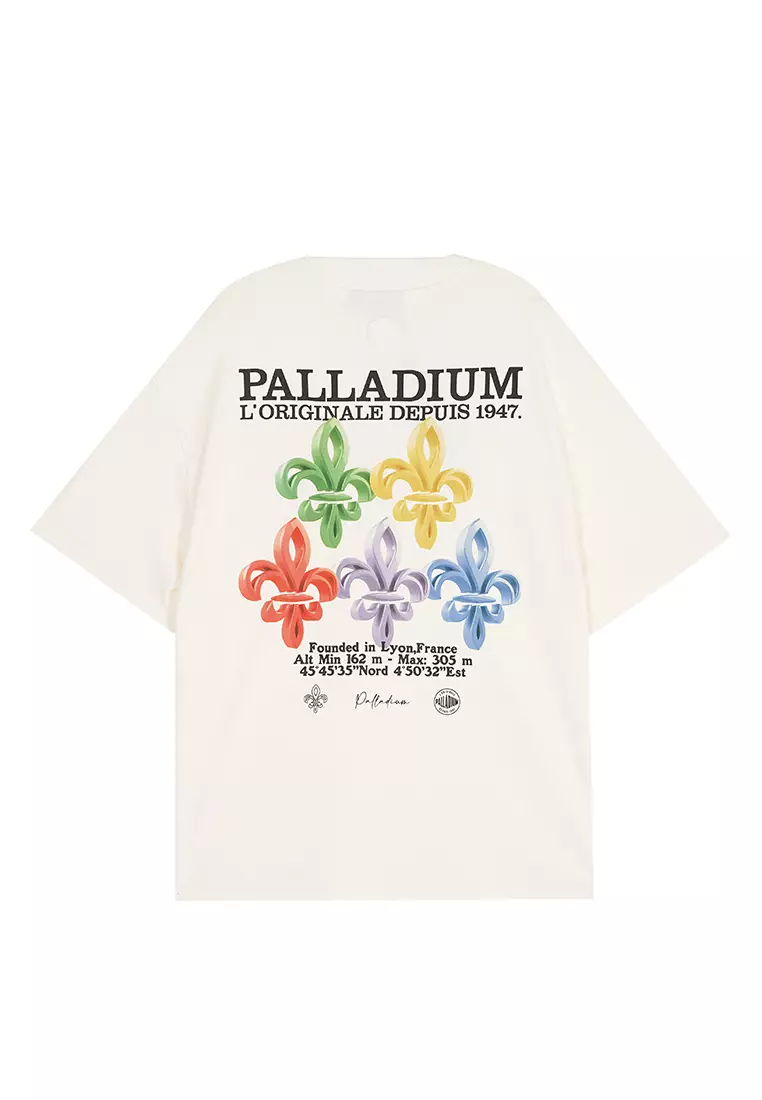 MEN'S PALLADIUM LOGO LOOSE FIT COTTON T-SHIRT