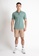 FOREST green Forest Premium Weight Cotton Pique Slim Fit Polo T Shirt Men Collar Tee - 23636-47MintGreen 59D9DAAE9A43E8GS_6