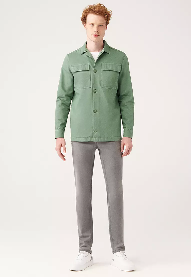 Comfort Fit Shirt Jacket