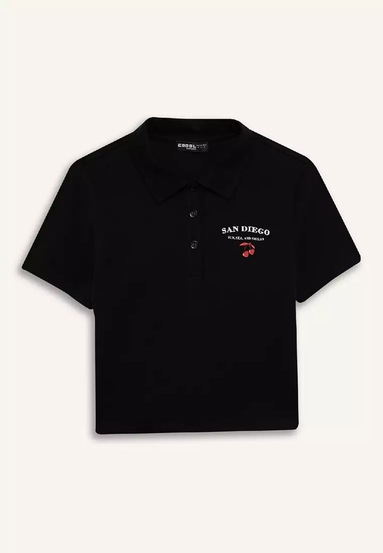 Printed Polo Shirt