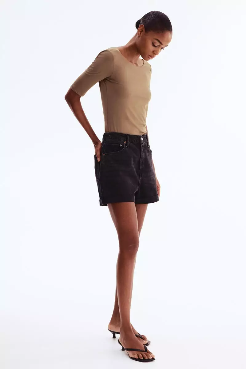 Ballerina-neckline top