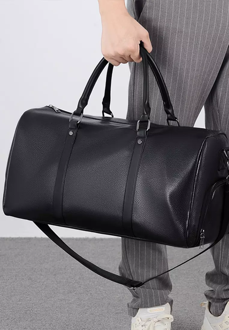 Leather duffle bag philippines clearance