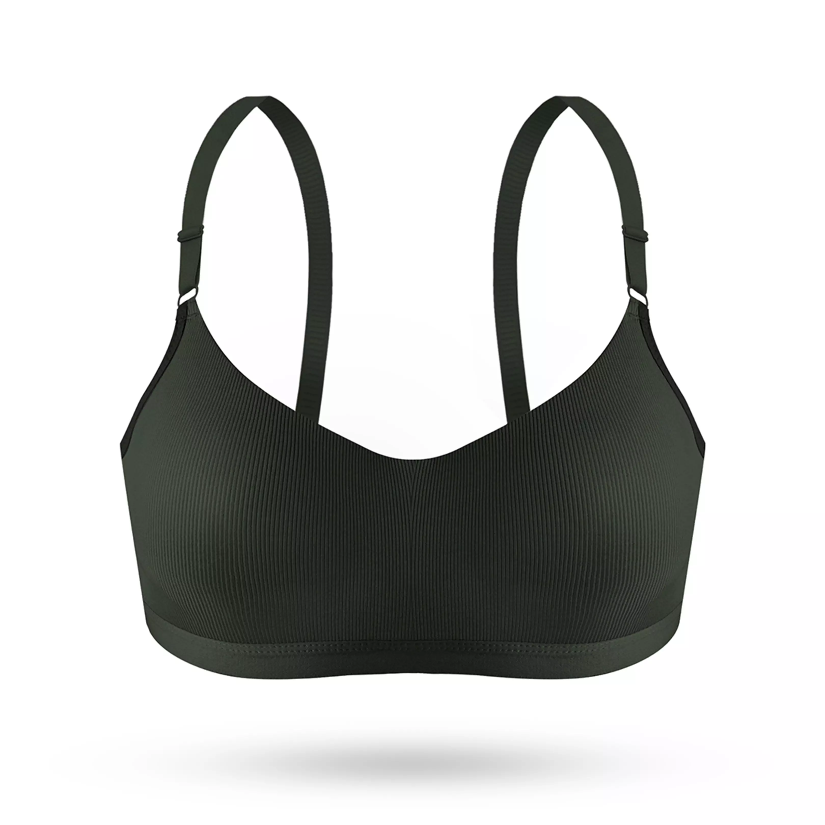 YOUHAVE BH Bra Wanita Katun Cup B Tanpa Kawat Busa Sedang Wireless Kait 2 Beha Nyaman Breathable Kutang 100250