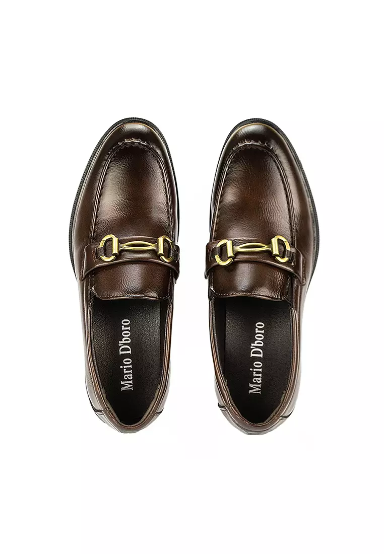 Men's Formal Slip On Shoes Mw 24312 Dark Brown C45 C91