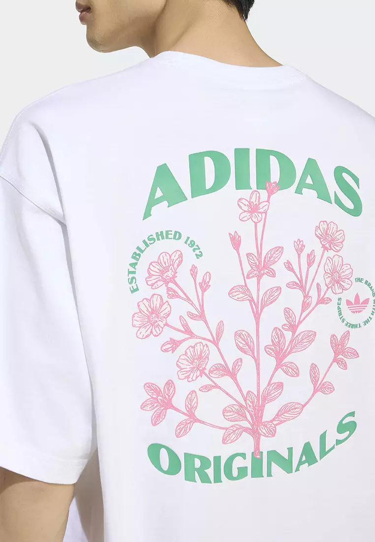 Botanical Graphic Oversized T恤
