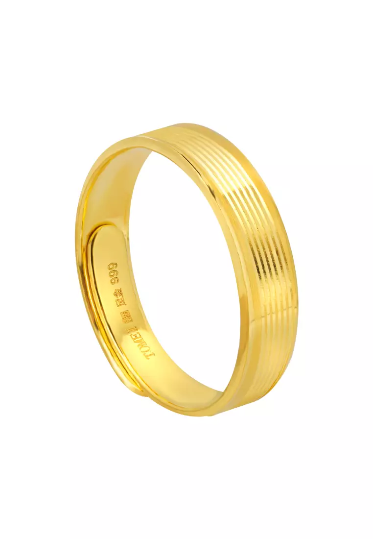 TOMEI x XIFU Wholeheartedly Ring, Yellow Gold 999