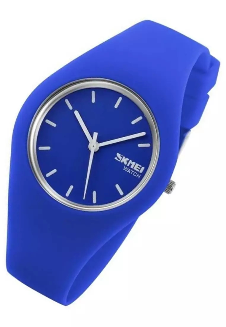 Jam Tangan Kasual Analog Wanita Waterproof Strap Tali Material Silicone SS11 ORIGINAL