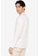 ck Calvin Klein white Lux Linen LS Shirt - Mandarin Collar B005BAA9FACB53GS_2