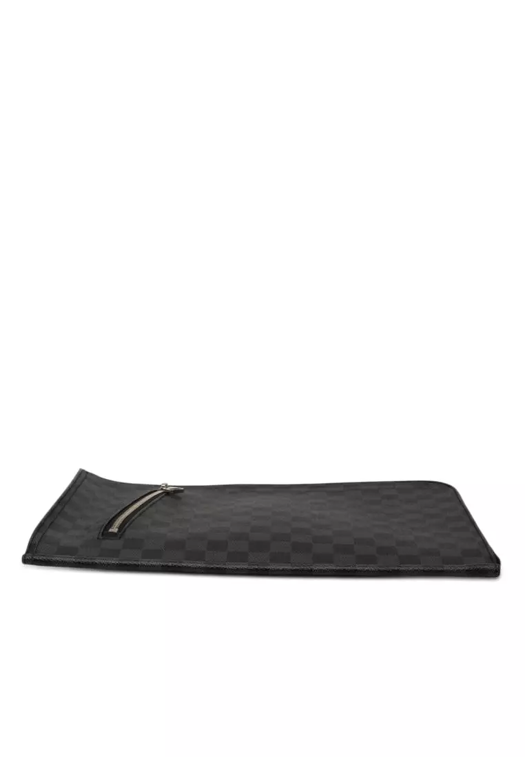 Pre-Loved Louis Vuitton Damier Graphite Poche Documents Portfolio