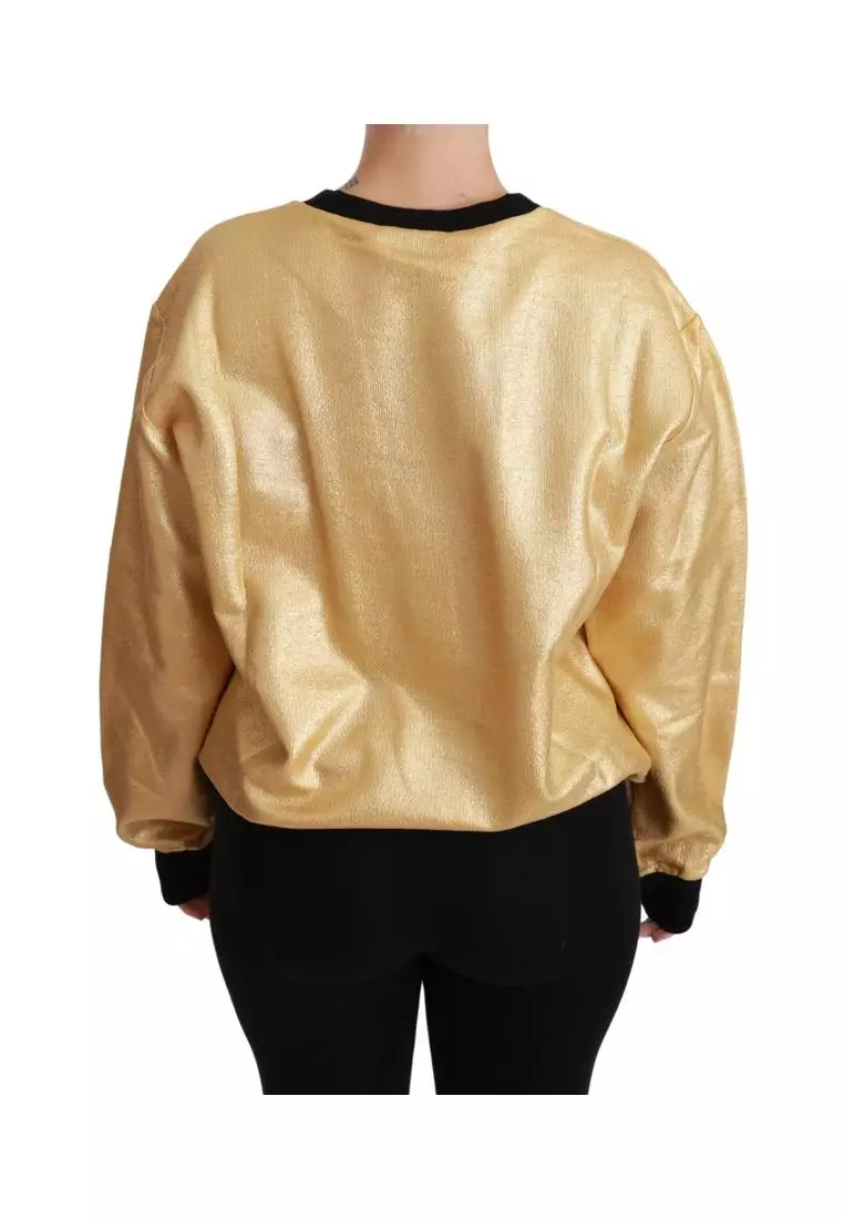 Gold cheap pullover sweater