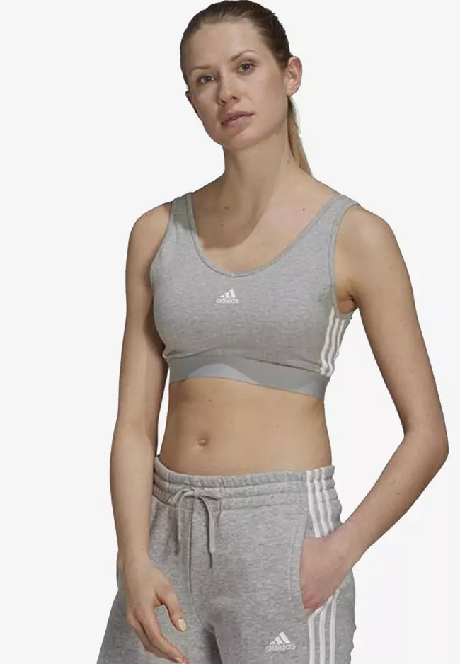 Adidas logo 2024 crop top