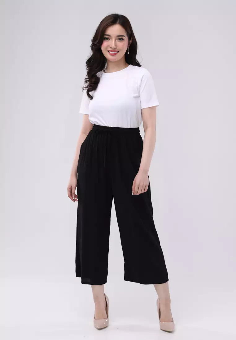 Soft Linen Cullotes Pants