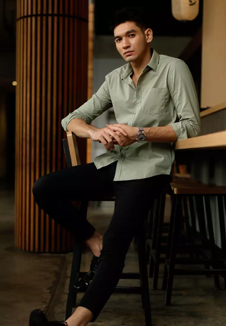 Oxcon Long Sleeve Business Shirt soft cotton Bamboo