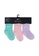 Nike multi Nike 3-Pack Grip Quarter Socks (Infant) 84426KA076CEA3GS_3