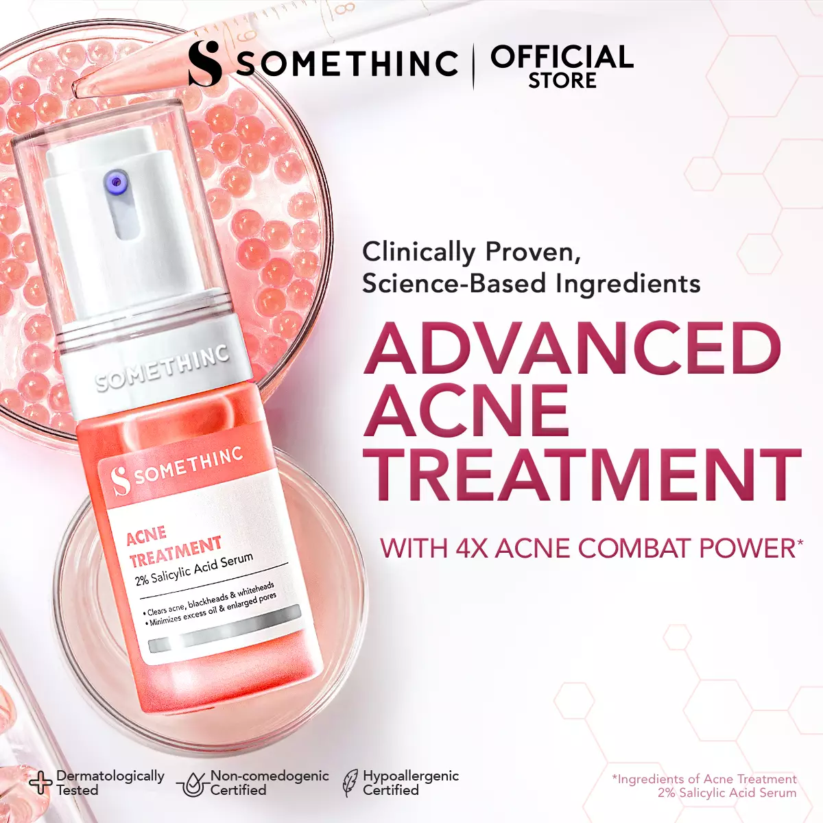 SOMETHINC Acne Treatment 2% Salicylic Acid Serum - 20ml