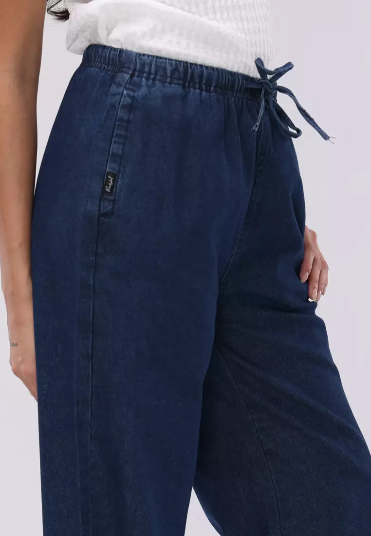 Denim Wide Leg Pants