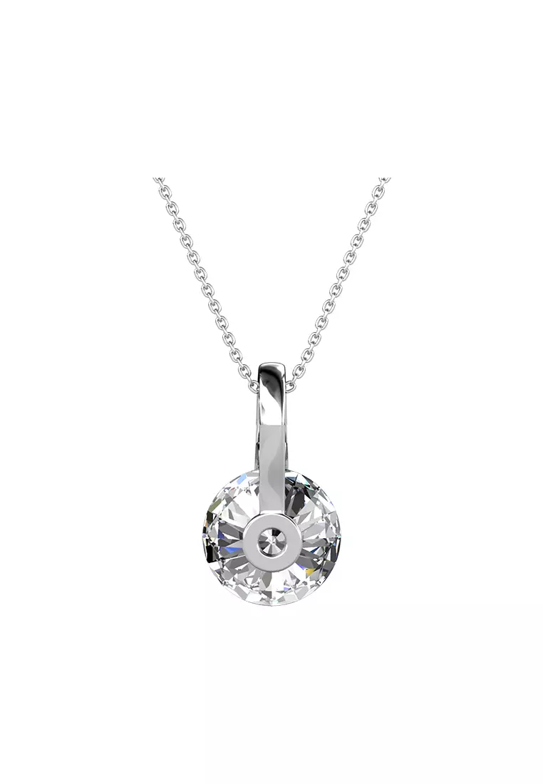 Classy Pendant WG - Kalung Crystal Swarovski by Her Jewellery