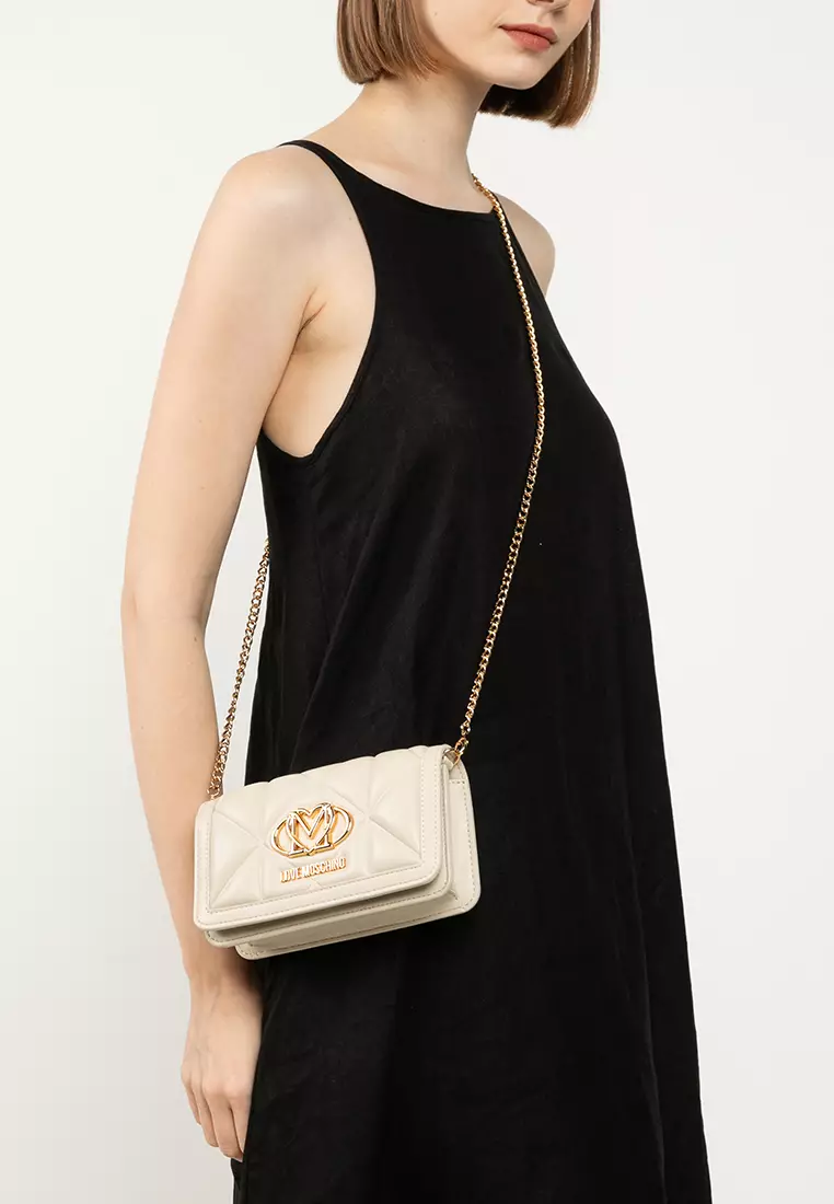 Quilted Embossed Crossbody Bag (nt)