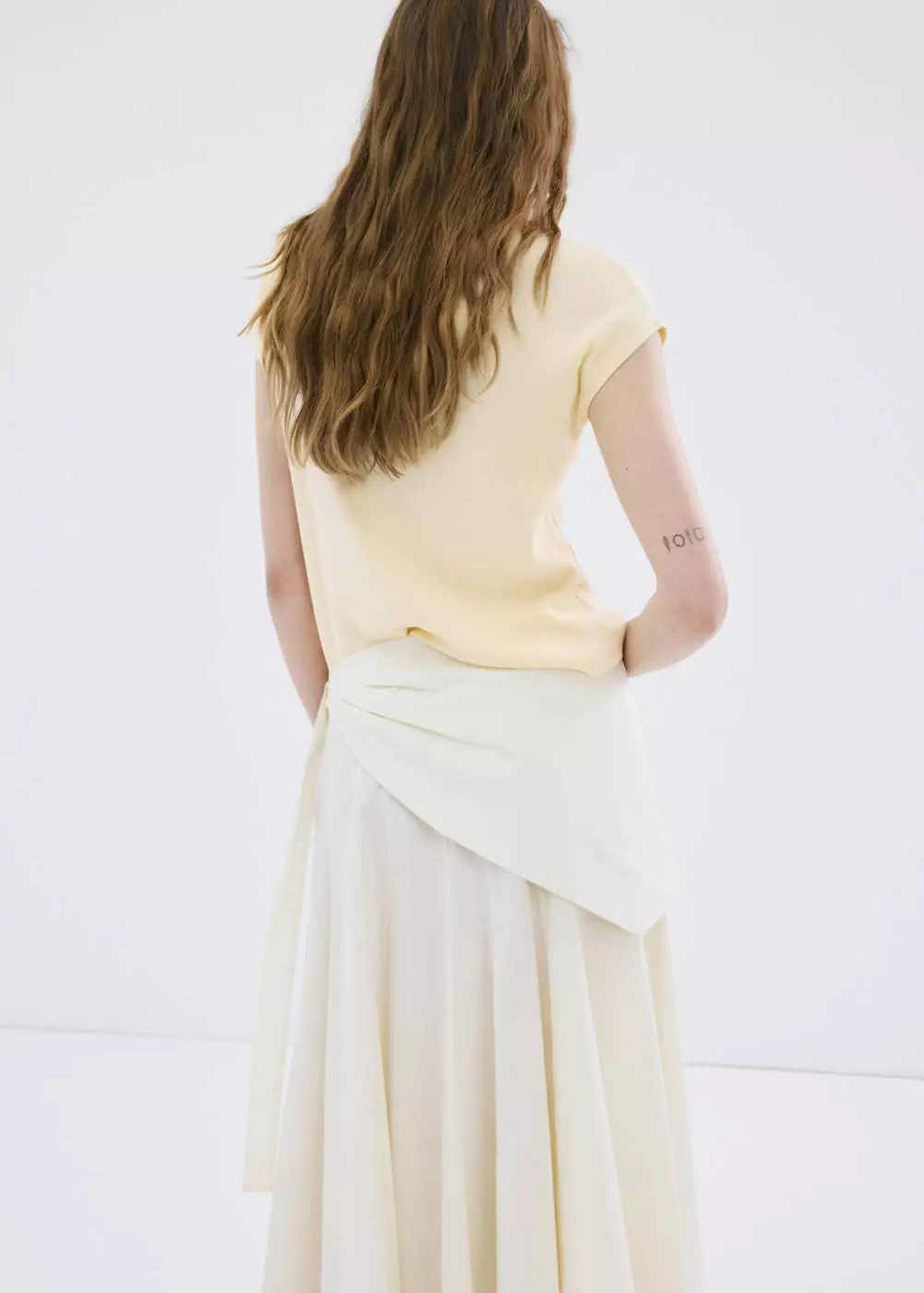 Jersey rajutan katun lengan pendek