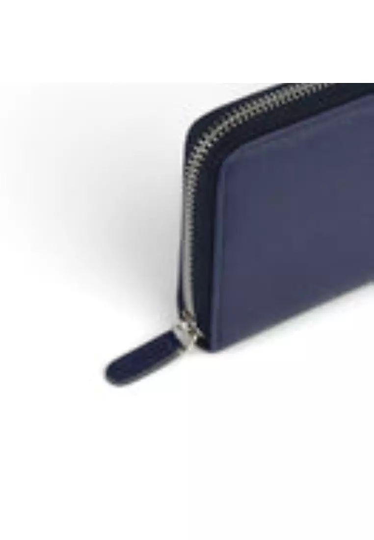 Crossing Milano Long Zip Wallet RFID - Barcoss Navy