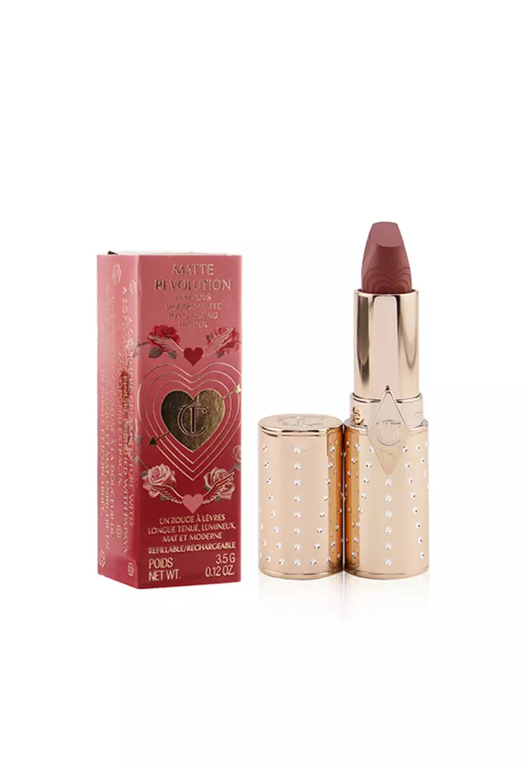 Charlotte Tilbury - Matte Revolution Refillable Lipstick (Look Of Love Collection) - # Wedding Belles (Rose-Bud Pink) 3.5g/0.12oz