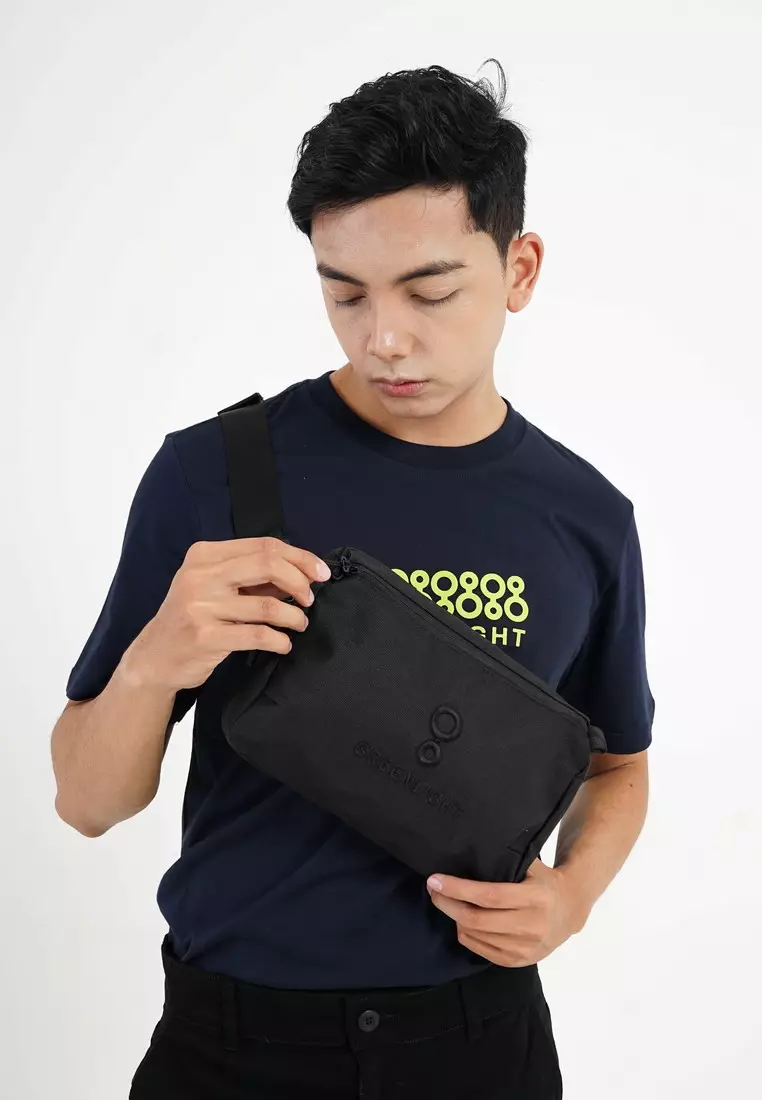 Greenlight Men's Sling Bag Logo Hein OL-201224