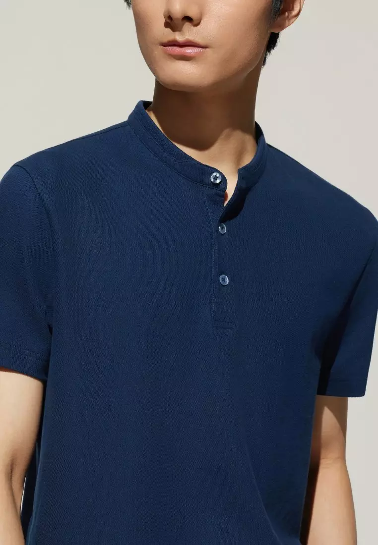 G2000 Easy Care Cool Touch Pique Smart Fit Stand Collar Short Sleeve Polo Tee