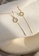 ZITIQUE gold Women's Diamond Embedded Ring Threader Earrings - Gold 9FD0FAC56D73FEGS_3