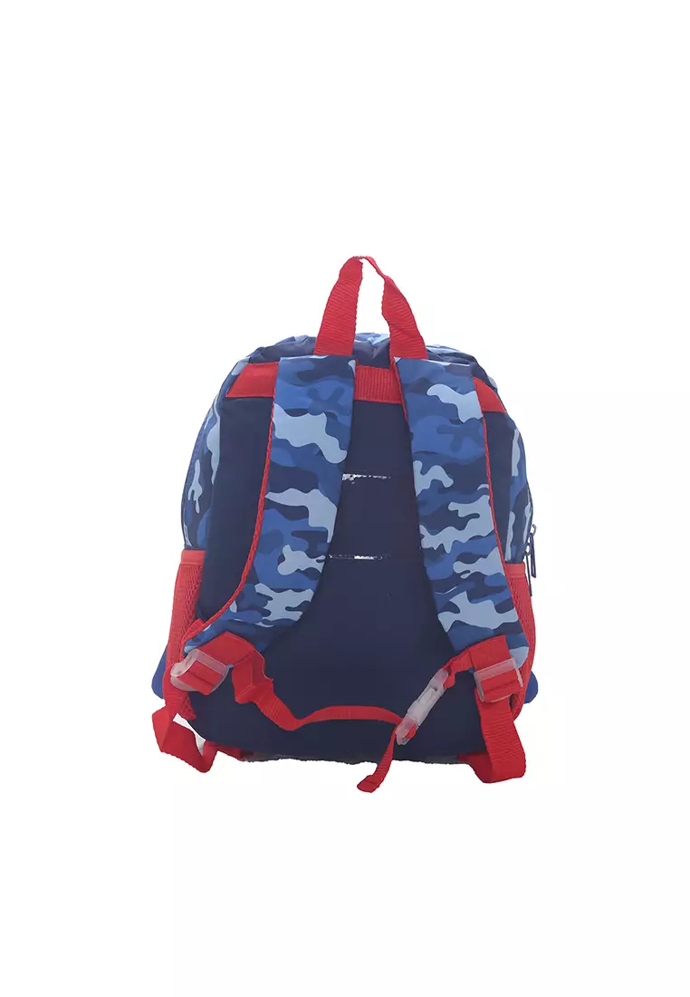 Tas Ransel Anak Motif Shark Ikan Hiu Kecil Biru 30x25 cm