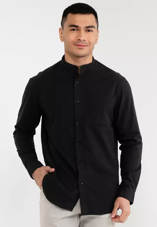 Mandarin Long Sleeve Shirt