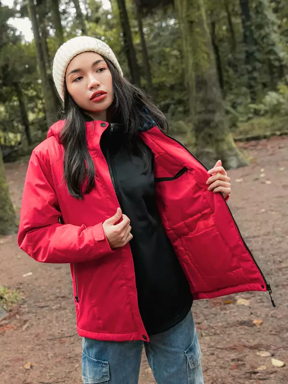 Red windbreakers discount