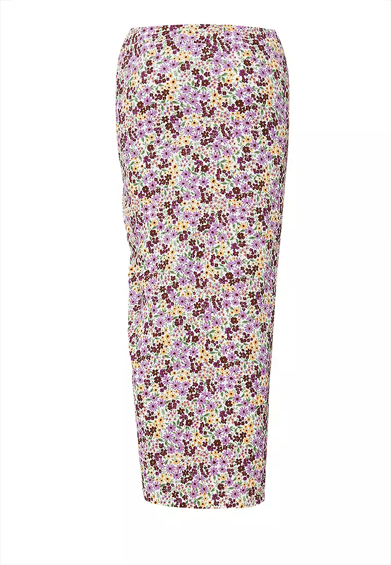 Floral Stretchable Skirt