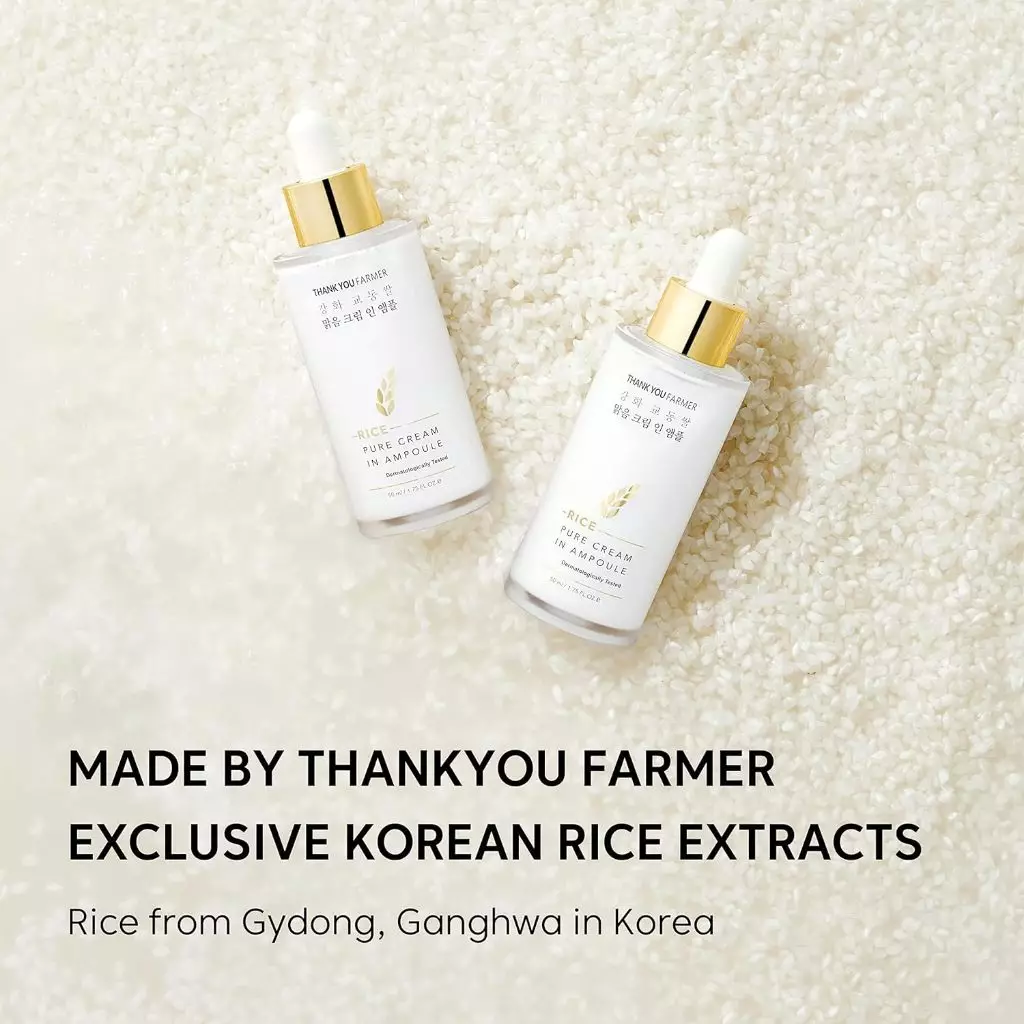 Jual THANK YOU FARMER Thank You Farmer Rice Pure Cream in Ampoule 50ml ...