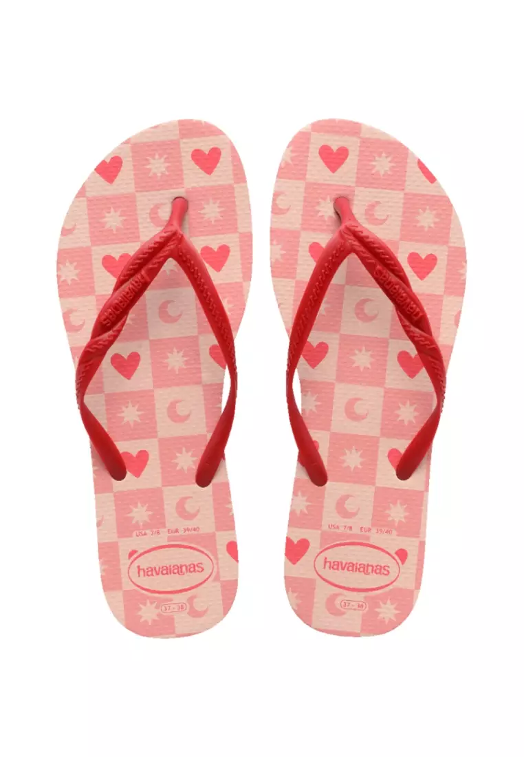 Havaianas Fantasia Style II Flip Flops-Ballet Rose