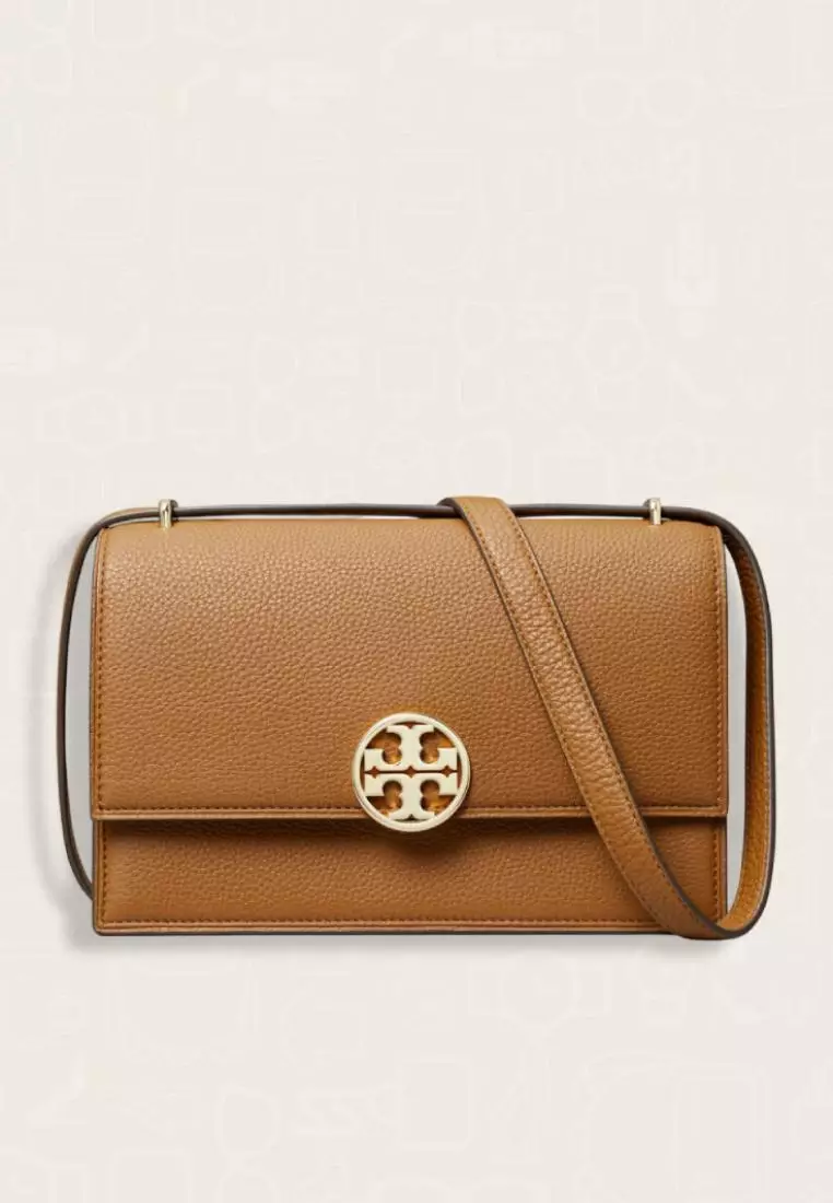 Tory Burch Miller Shoulder Bag Tiger'S Eye