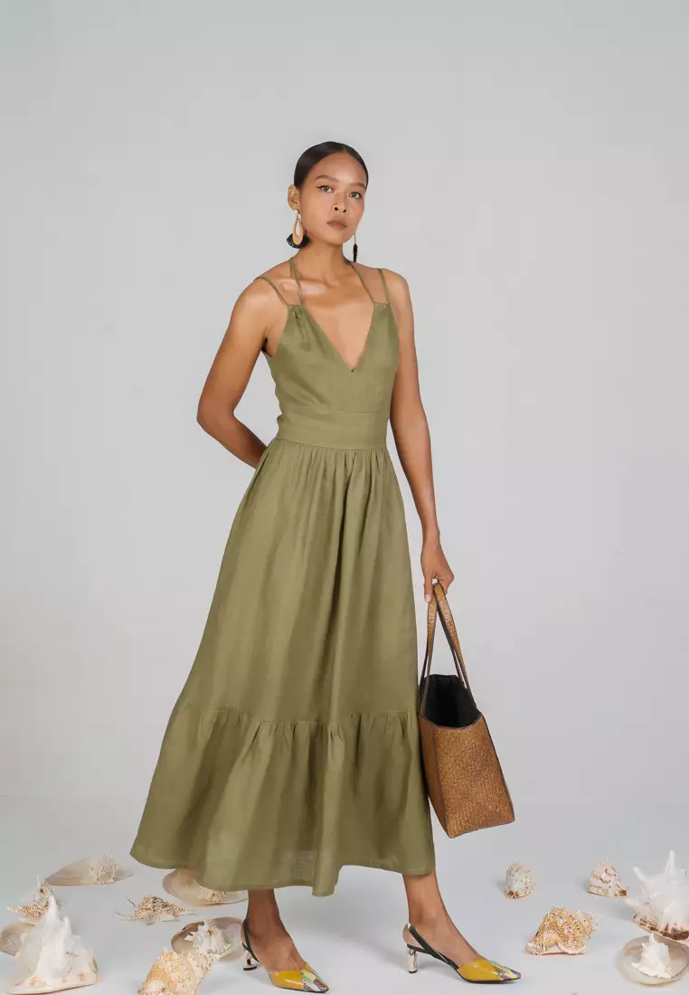Latest linen clearance dresses