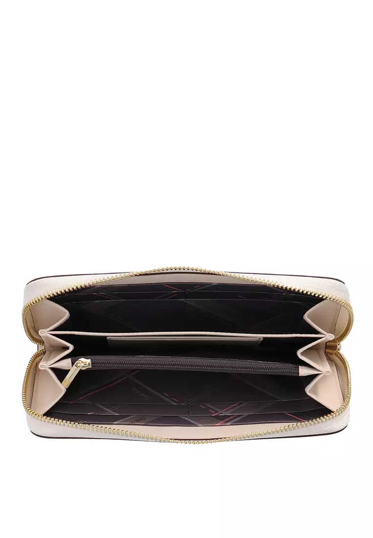 Reverie Zip Around Wallet - Beige