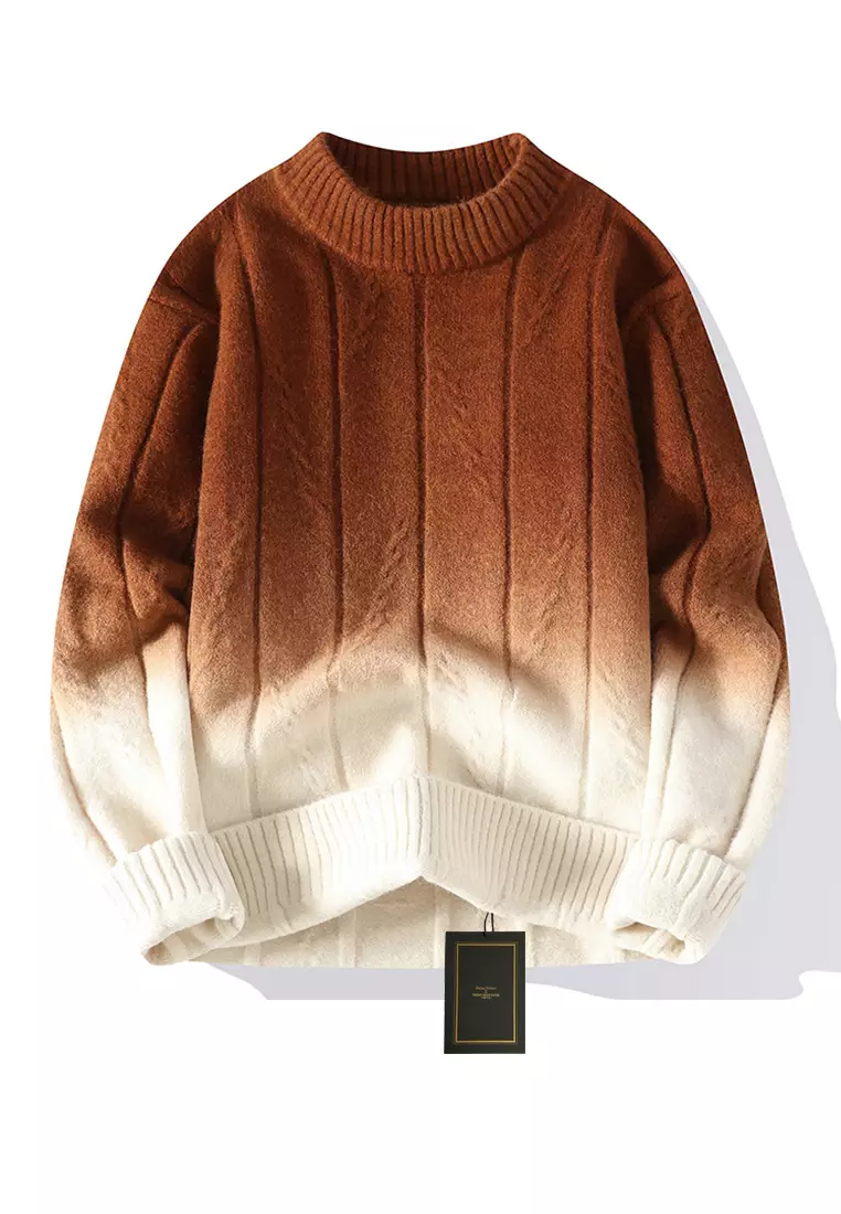 Buy Twenty Eight Shoes Round Neck Tie-dyed Knit Sweater AY-H23190