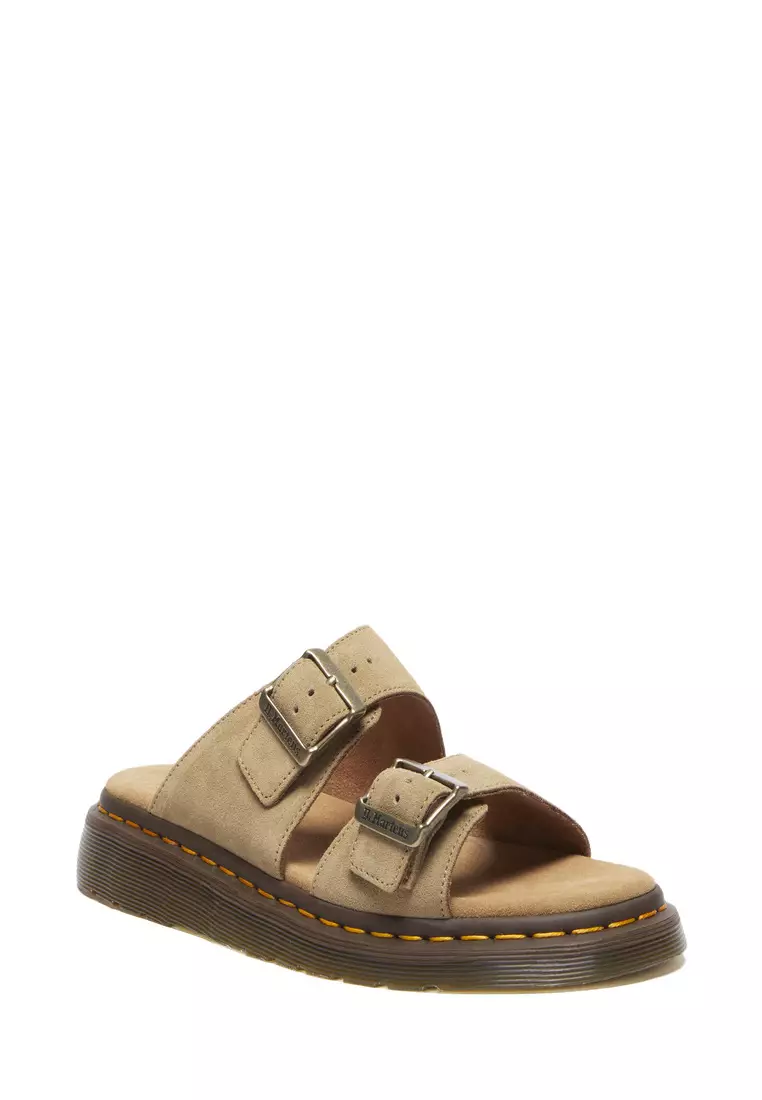 Josef Suede Slide Savannah Tan Sandals Men
