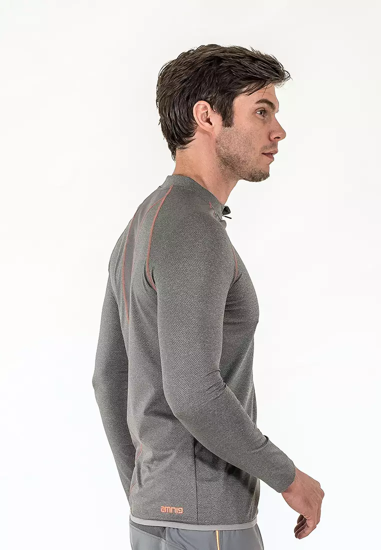 Men Alacrity Long Sleeve Top (Grey)