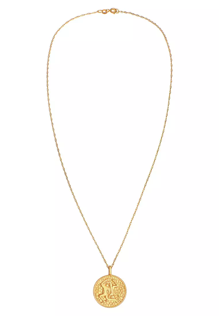 Gemini deals coin necklace