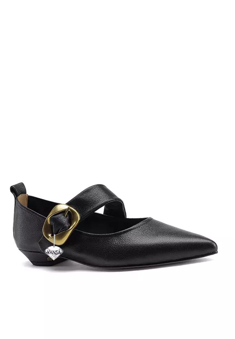 Discount on Twenty Eight Shoes  shoes - SKU: VANSA Top Layer Sheepskin Mary Jane Flats VSW-F-2646