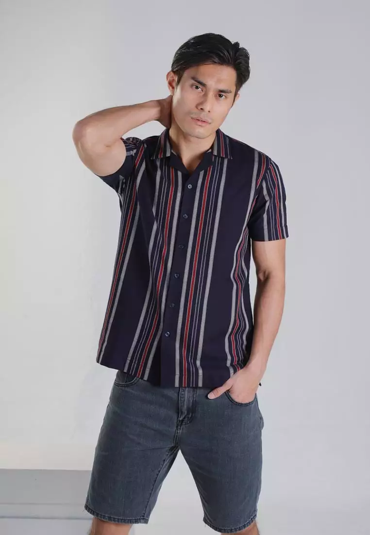 Buy MMRS. Garb Alton Striped Shirt Online | ZALORA Malaysia