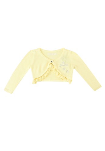 Guess yellow Long Sleeves Sweater Cardigan 93811KAB5527E7GS_1