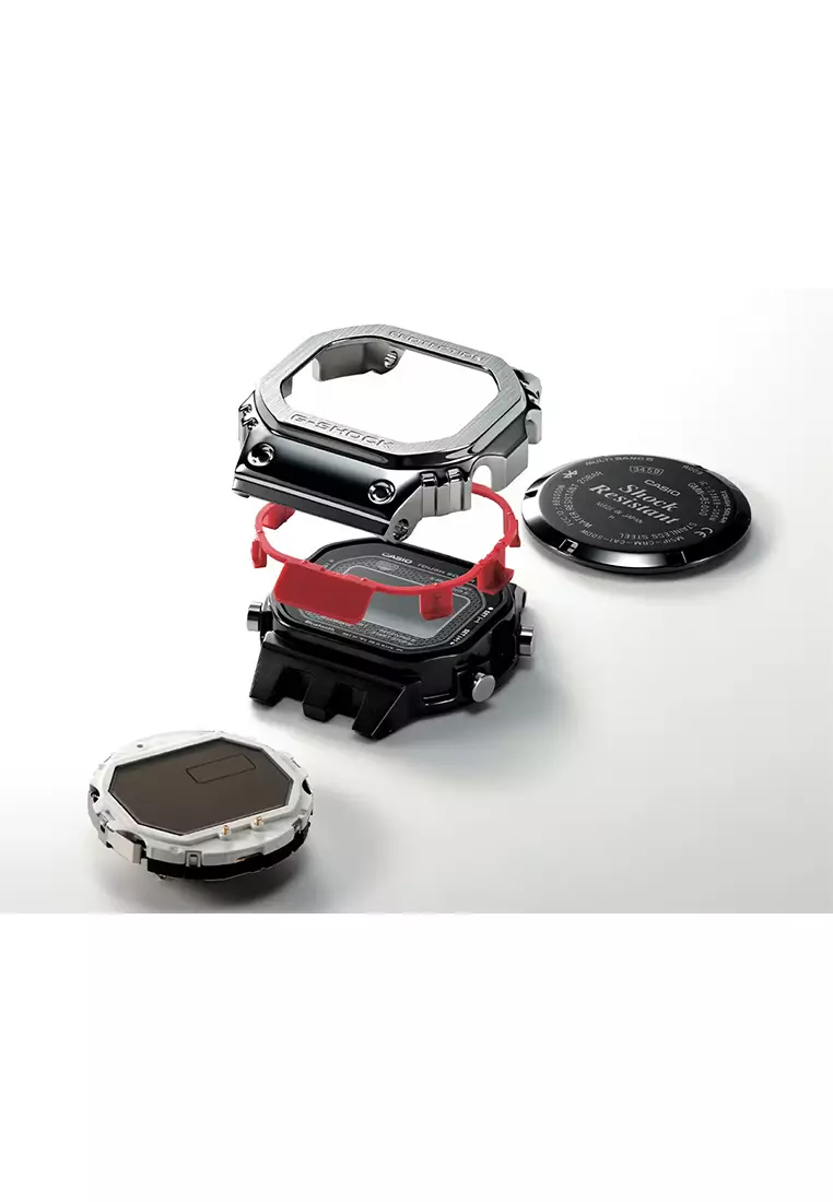 G-SHOCK 40th Anniversary Recrystallized - Jam Tangan Pria - Full Logam 5000 Series - GMW-B5000PG-9D