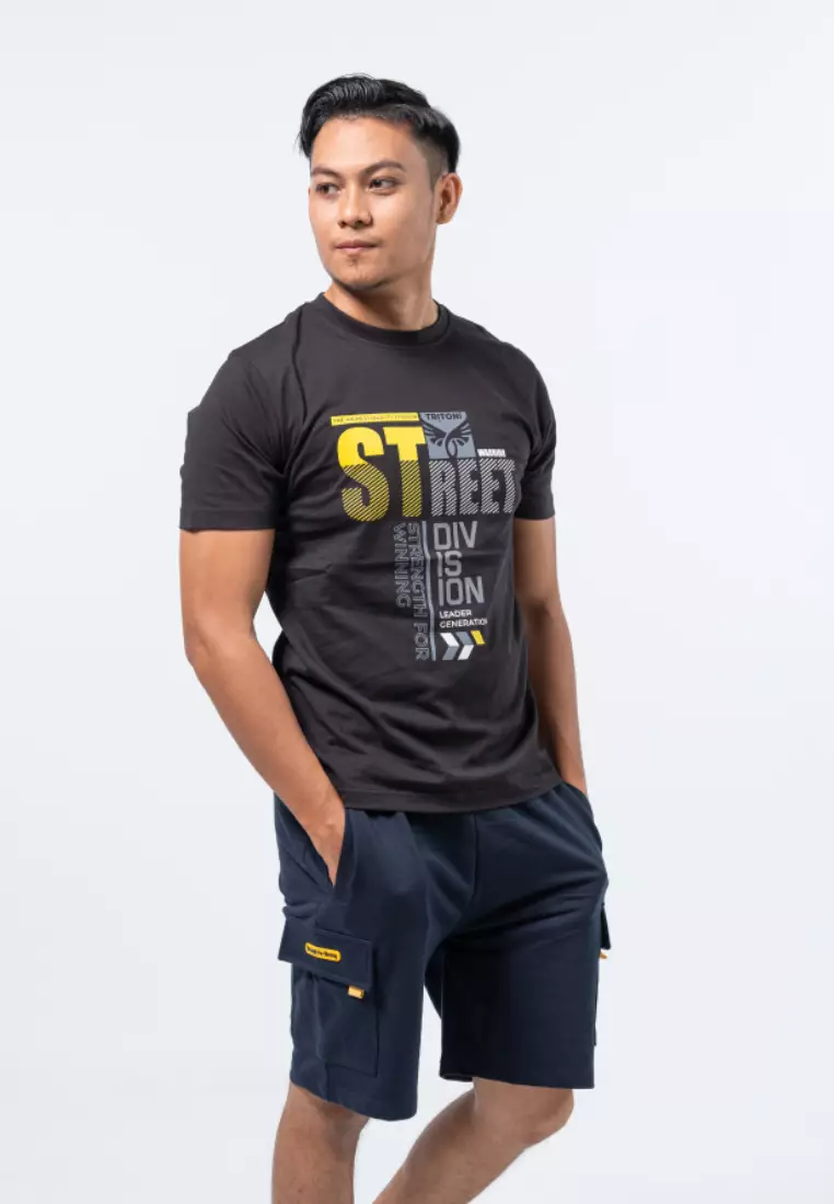 MEN'S COTTON LIFESTYLE SHORT SLEEVE GRAPHIC T-SHIRT